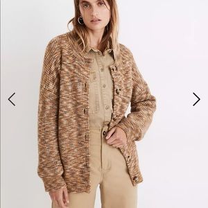 Madewell Space-Dyed Winstead Cardigan Sweater